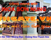 Cổng Inox Sơn Nung
