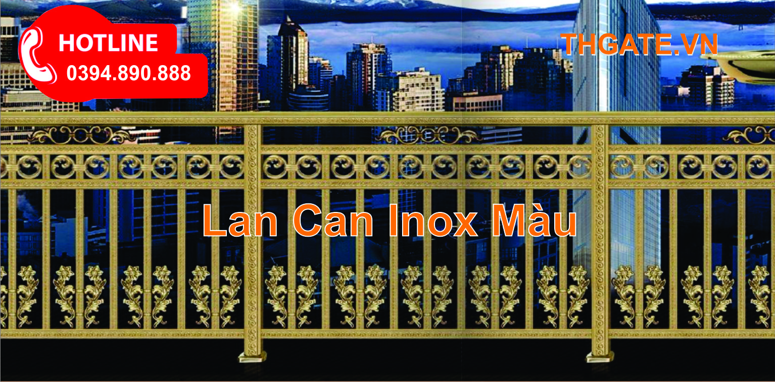Lan can Inox Màu