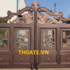 Cổng Inox Sơn Nung TH05