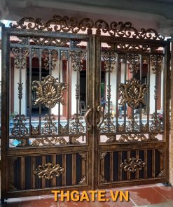 Cổng Inox Sơn Nung