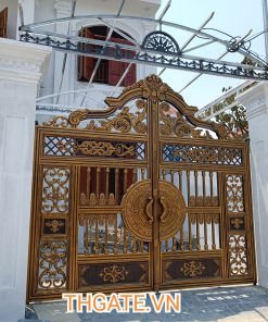 Cổng Inox Sơn Nung