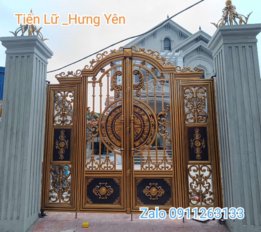 Cổng Inox Sơn Nung